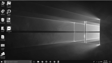 مرشح اللون بتدرج الرمادي Windows 10 دقيقة