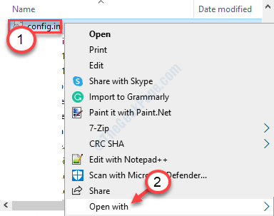Config Ini Odpri z