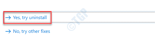 Sí Intenta desinstalar Min
