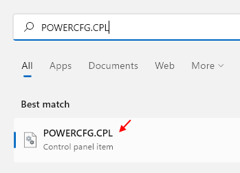 Powercfg Cpl Min