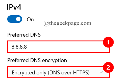 Servidores IPv4 Mín.