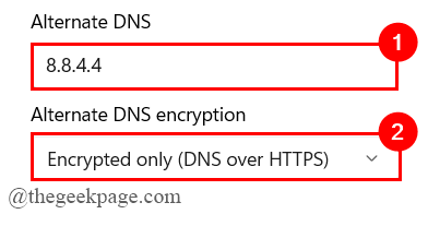 Dns alternativo Ipv4 Min