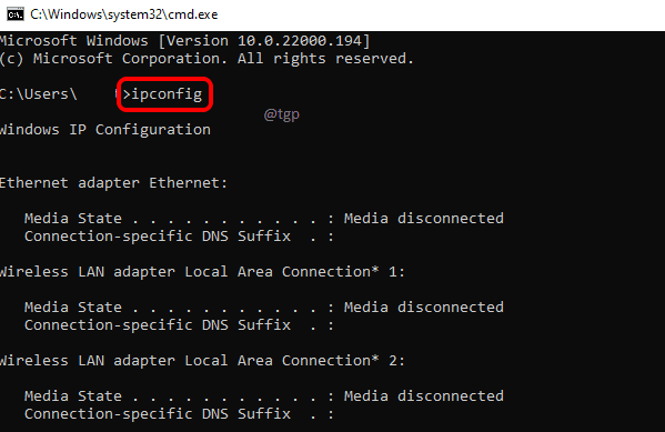 2 Ipconfig Optimiziran