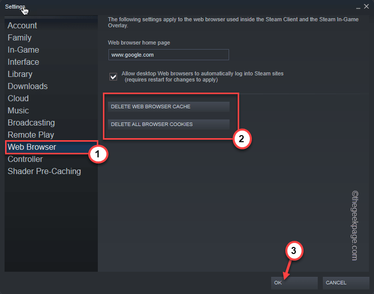 Web Browser Cache Steam Min
