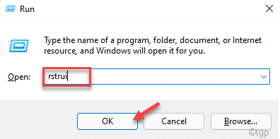 Rstrui Windows 11 Obnovitev sistema Min