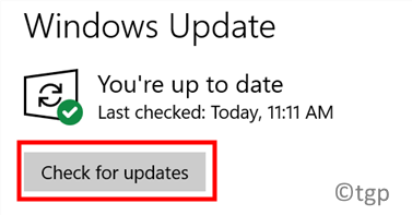 Windows Update Kontrollige värskendusi Min