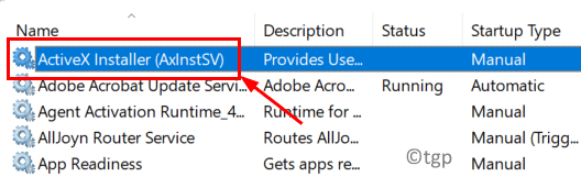 ActiveX-teenuse min