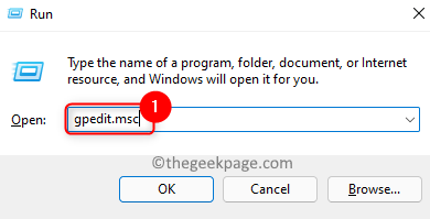 Rulați Gpedit Logal Group Policy Editor Min