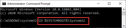 Cd Systemroot System 32 min
