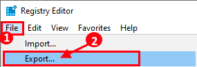 Exportovať register
