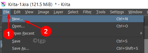Plik Krita Nowy Min