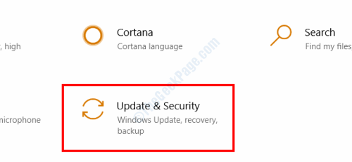 Nastaviť Update Sec