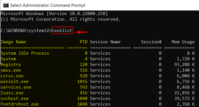 Tehtävälista Näytä Cmd Win11