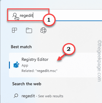 Regedit Nueva búsqueda mínima