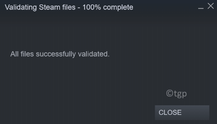 Fichiers Steam validés Min
