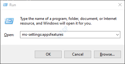 ms-settings: appsfeatures