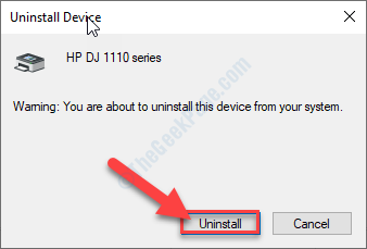 Désinstallation de l