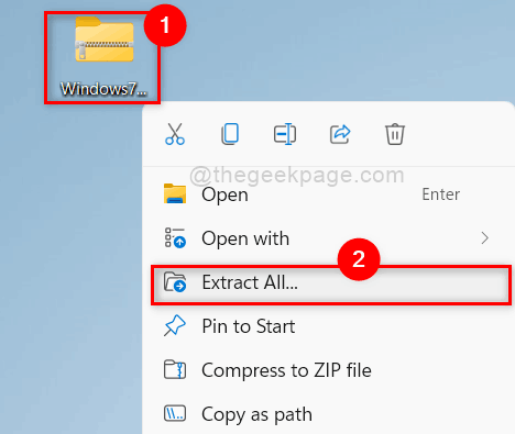 استخراج جميع ألعاب Windows 7 Zip File 11zon
