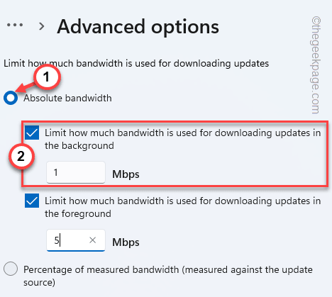 Check Abs Bandwidth Check Limit Min