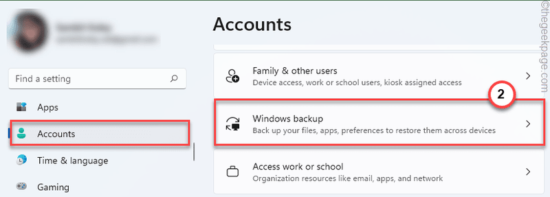 Mínimo de Backup do Windows