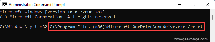 Onedrive Min. zurücksetzen