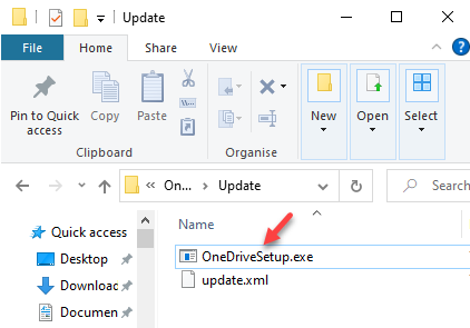 Onedrive Update Folder Onedrivesetup.exe Dubbelklicka