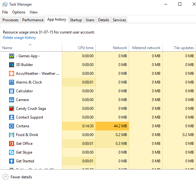 تطبيق-بيانات-استخدام-windows-10