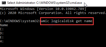 Wmic Logicaldisk Získať meno