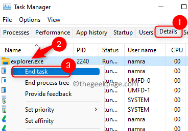Task Manager File Explorer Lopeta Tehtävä Min