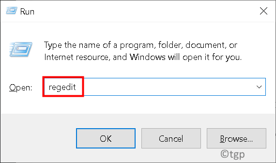 运行 Regedit Min