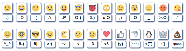 Emojis do Facebook