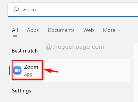 Zoom-app 11zon openen