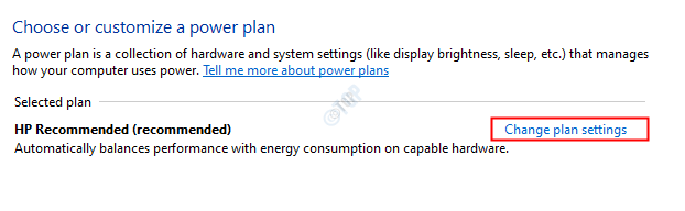 Energiesparplan auswählen oder anpassen