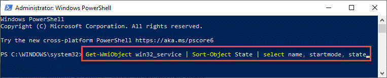 Powershell 명령 분