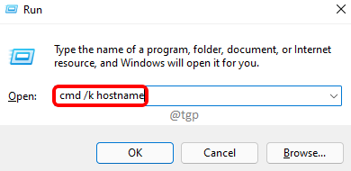 4 Pokrenite ime hosta