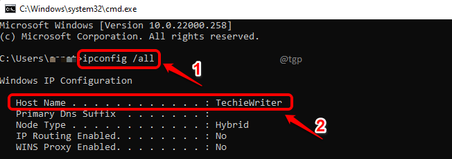 8 Ipconfig Sve