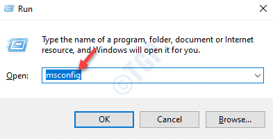 运行命令 Msconfig 回车