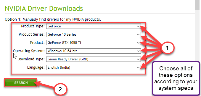 Geforce pretraga Min Min