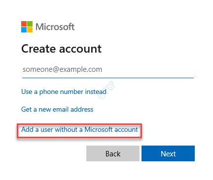 Fiók létrehozása Felhasználó hozzáadása Microsoft-fiók nélkül
