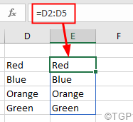 „Excel“ išsiliejimo klaida po dinaminių masyvų