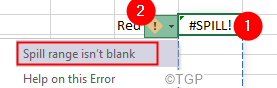 „Excel“ išsiliejimo klaidų priežastys