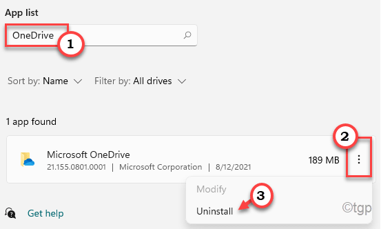 Odinstaluj Onedrive Min