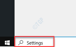 Indítsa el a Windows keresősáv beállításait