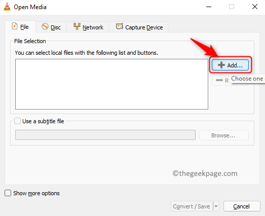 Vlc Convert Add Media Min