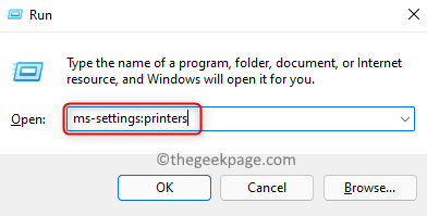 Стартиране на Ms Settings Скенер Принтери Мин
