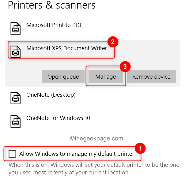 Принтер Microsoft Xps Управление Мин