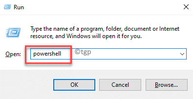 Zaženite ukaz Powershell Enter