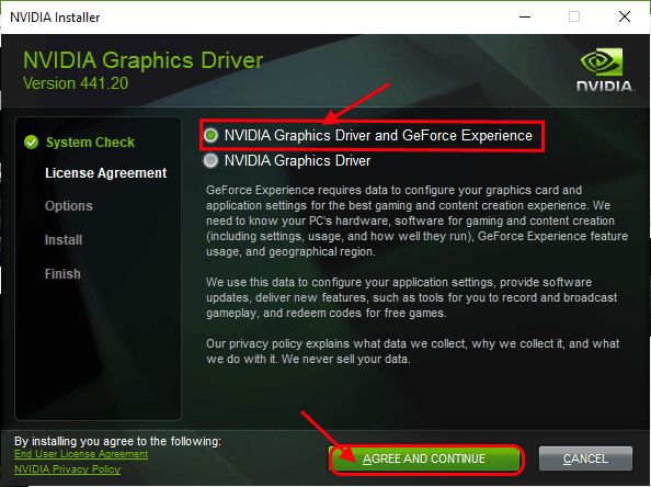 Nvidia illesztőprogram és Geforce élmény