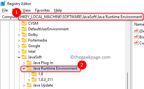 Kayıt Defteri Javasoft Java Çalışma Zamanı Ortamı Min