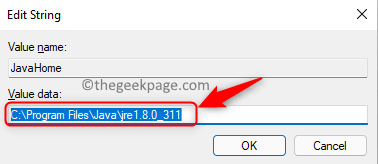 Javahome Kopyalama Değer Verisi Min
